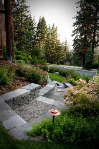 front yard landscaping and hardscape designs by tahoe outdoor living