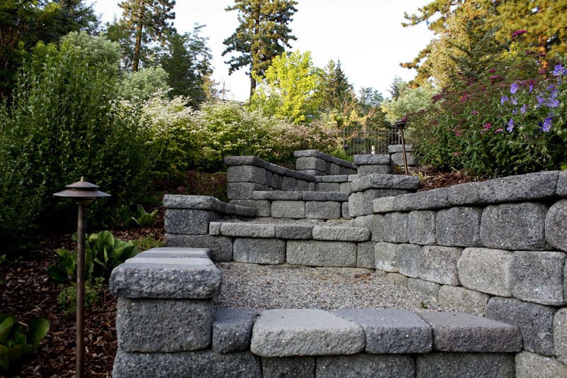 hardscape block stairs by tahoe outdoor living